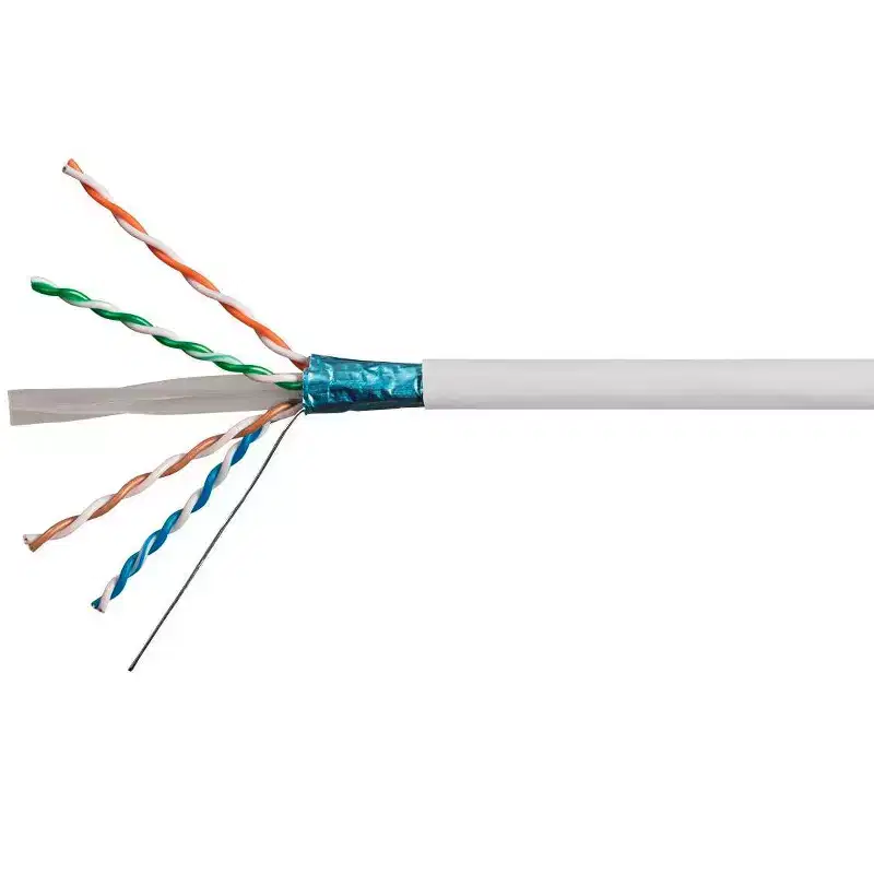 Monoprice Cat6A Ethernet Bulk Cable - 1000 Feet - White | Network Internet Cord - Solid, 550Mhz, FTP, CMR, Pure Bare Copper Wire, 10G, 23AWG, No Logo