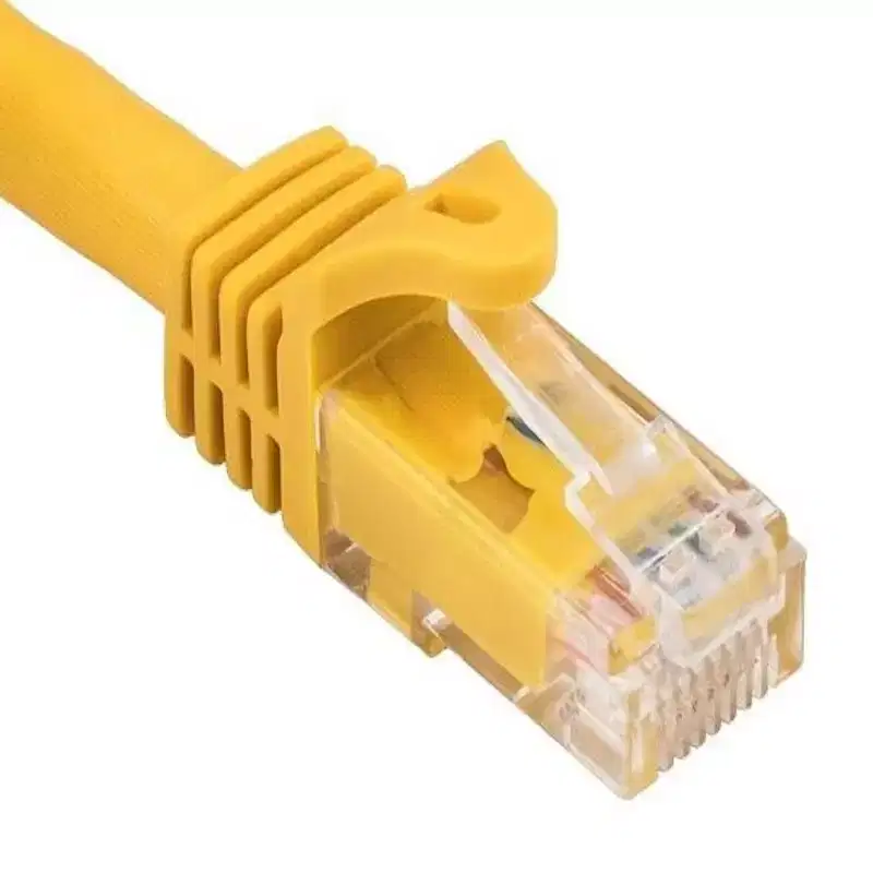 SANOXY Cables and Adapters; 10ft Cat6a 600 MHz UTP Snagless Ethernet Network Patch Cable, Yellow