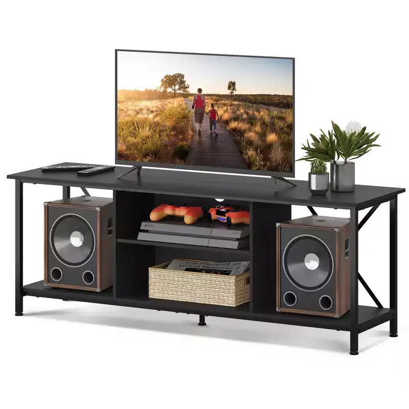 Rustic Industrial TV Stand for 55