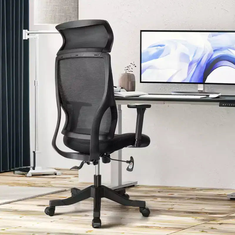 Ergonomic Mesh Office Chair with 3D Armrests Lumbar Headrest Support Adjustable Height Recline