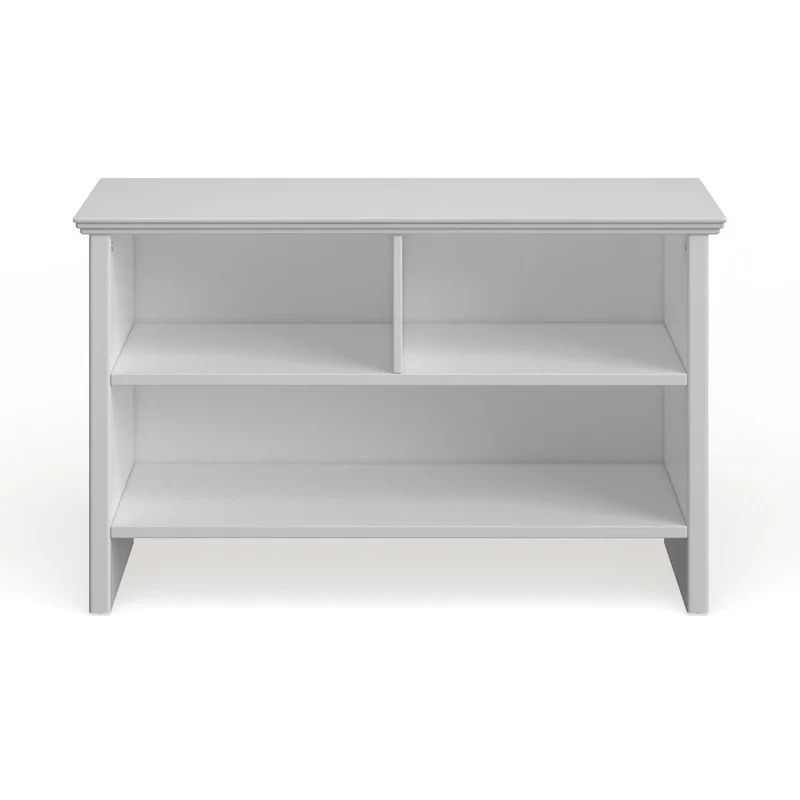 White Wood Shoe Bench