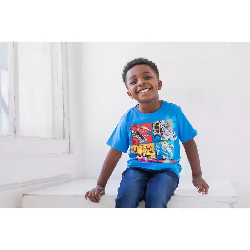Power Rangers 3 Pack Graphic T-Shirts Little Kid to Big Kid