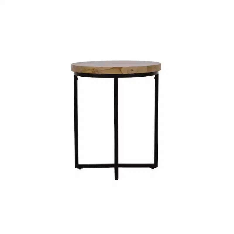 Jofran,Ames Solid Wood Modern 20 Round End Table