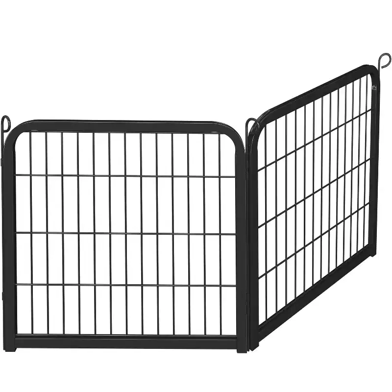 Yaheetech 2 Panels Metal Dog Playpen Fence