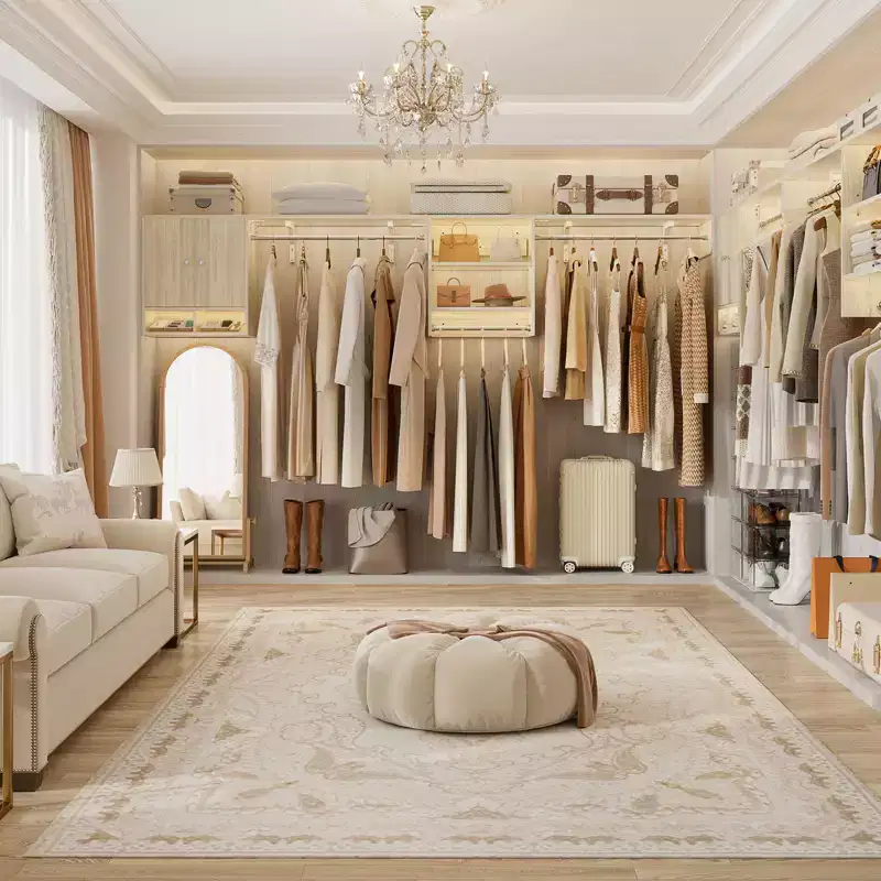 Washer and Dryer Storage Shelves with Hanging Rod, Laundry Cabinet with Shelves, Reversible Cabinet with Door & Shelf Tower