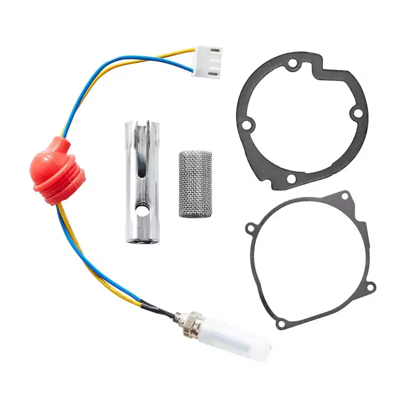 VEVOR 8V Glow Plug Repair Kit, Parking Diesel Heater Glow Ignition Plug Kit with Atomization Mesh,Compatible with 2KW 5KW 8KW Diesel Air Heater,Silver