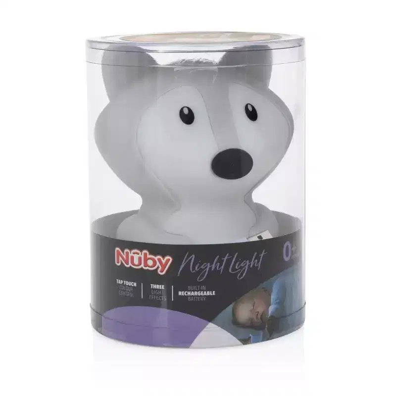 Nuby Night Light - Fox: LED, Silicon, Dimmable, USB Powered