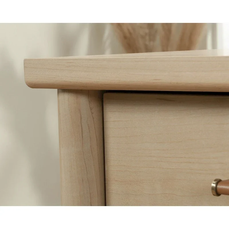 Umber Wood Executive Desk with Storage, Single User