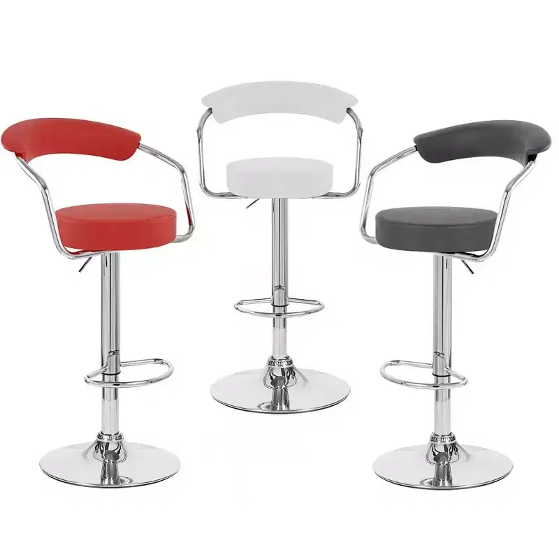 Modern Home Zool Contemporary Adjustable Faux Leather Barstool