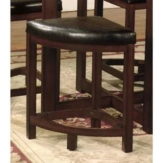 Copper Grove Sonfjallet Solid Wood Round Dining Set in Dark Brown with Glass Top