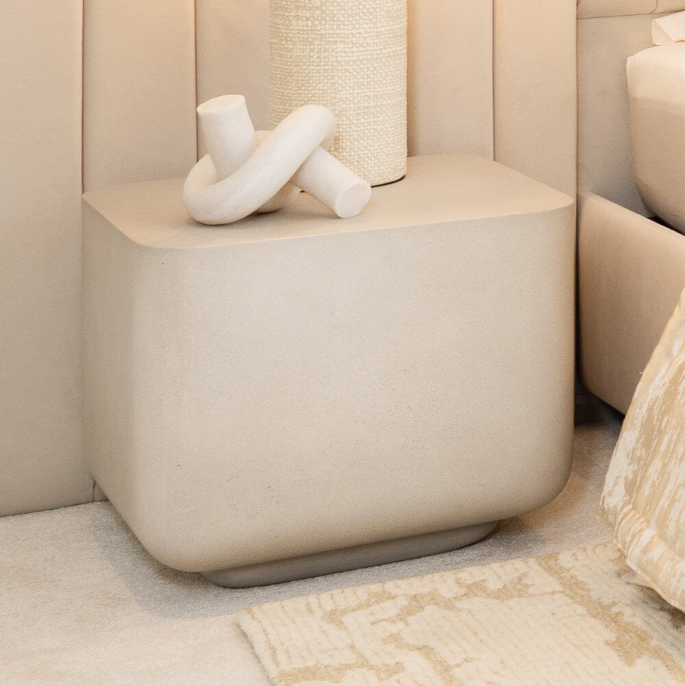 Putty Concrete Effect Side Table