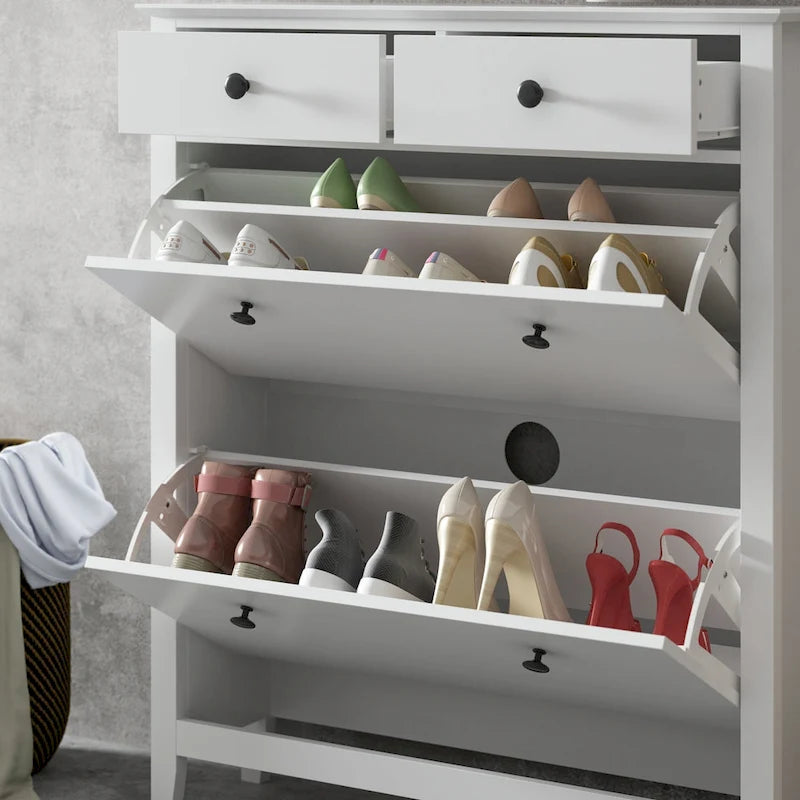 Shoe Cabinet Freestanding Storage Cabinet Shoe Rack Storage Organizer