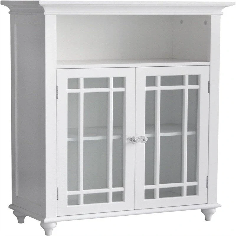 Floor Cabinet with 1 Adjustable Shelf 3 - 12 D x 26.5 W x 34 H