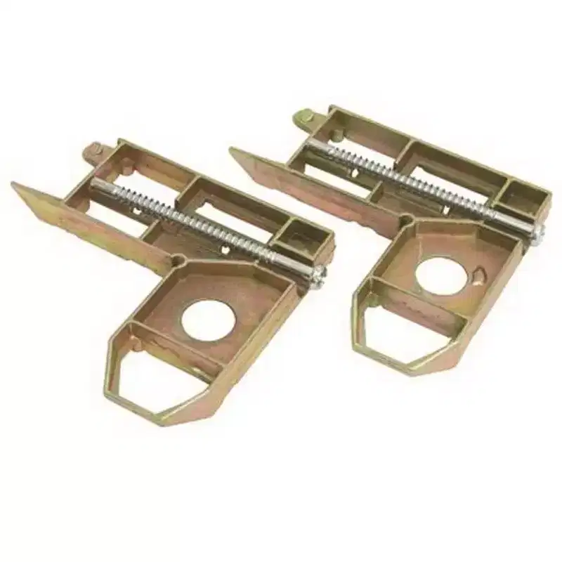 Brixwell 16-116-2 Patio Screen Door Corner Bracket Pair Gray