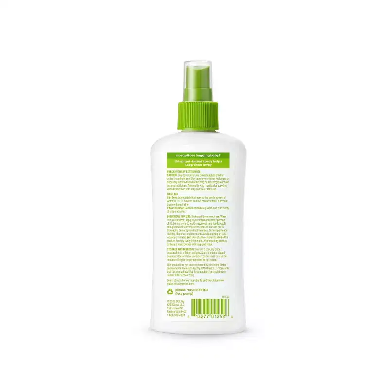 Babyganics Insect Repellent - 6 fl oz Spray Bottle: DEET-Free, With Soybean Oil, Repels Mosquitoes & Gnats