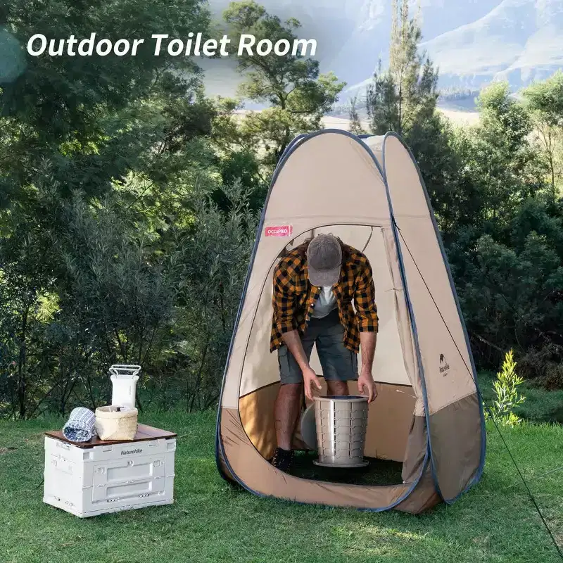 Naturehike Camping Shower Tent  Portable Privacy Tent for Outdoor Shower, Changing Room, Waterproof, Easy Setup, Breathable & Durable
