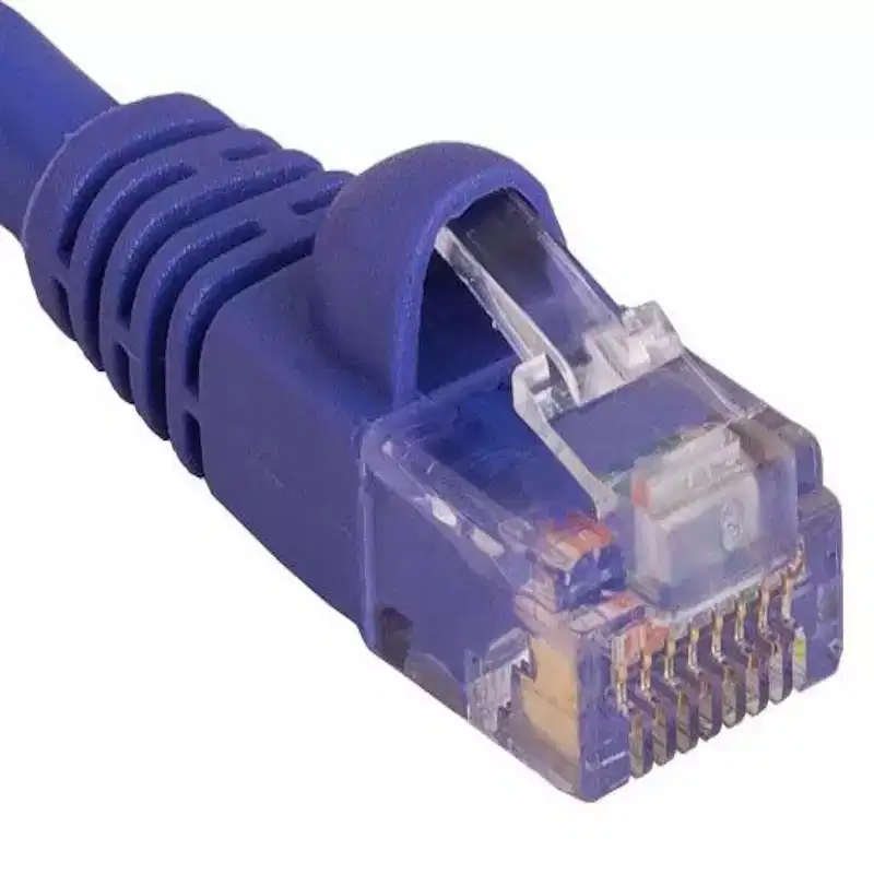 SANOXY Cables and Adapters; 15ft Cat5e 350 MHz UTP Snagless Ethernet Network Patch Cable, Purple