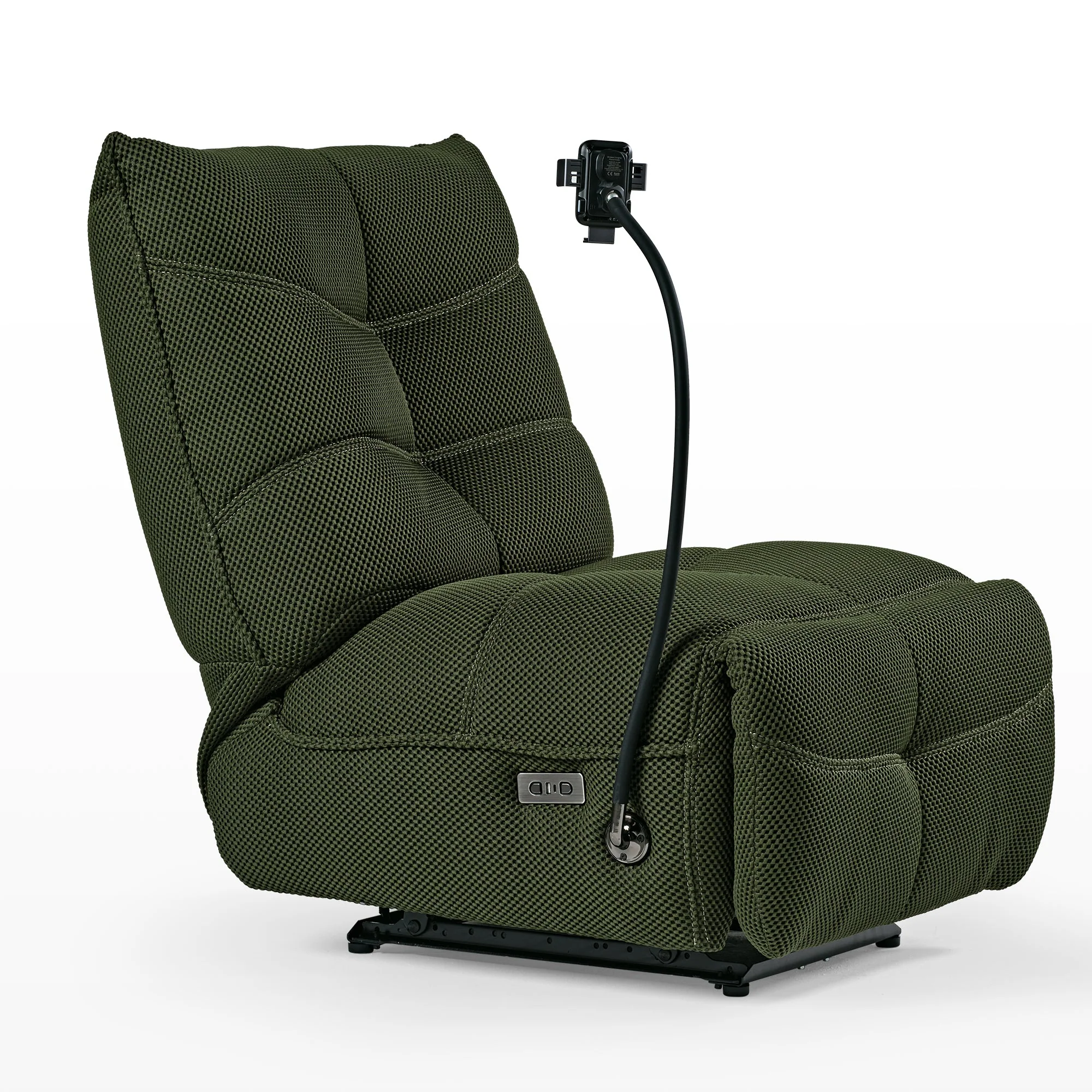 Recliner with Wireless Charging and USB Port