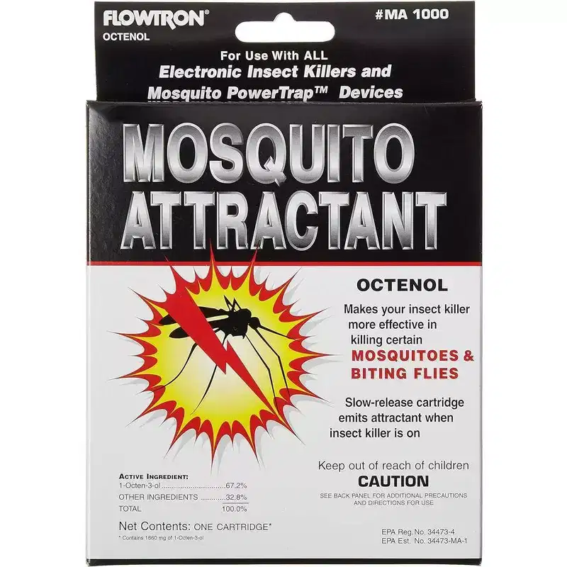 Flowtron Octenol Mosquito Attractant Cartridge (1-Pack) for Flowtron Bug Zappers Models