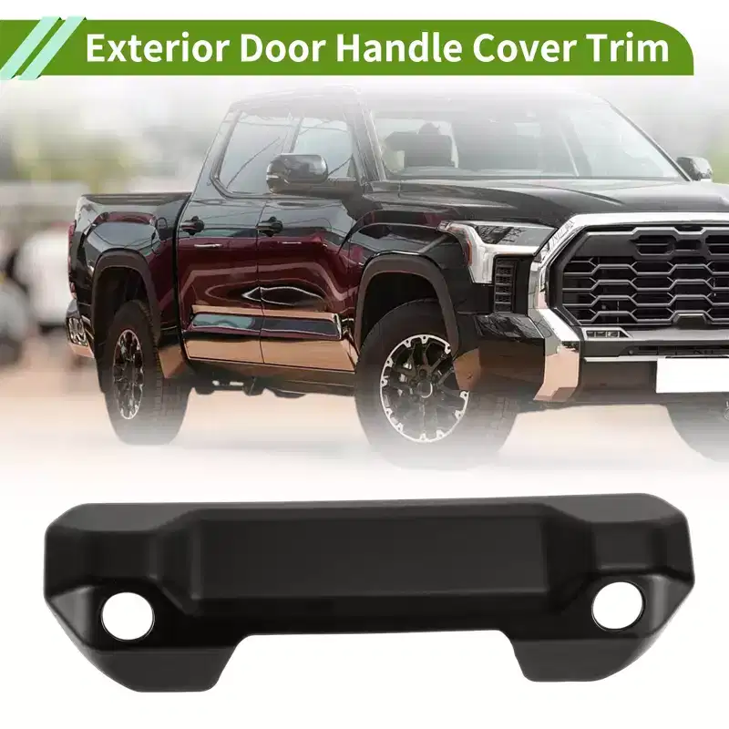 Unique Bargains Exterior Door Handle Cover for Toyota Tundra (2 Hole) 2022-2025 ABS 1 Pc