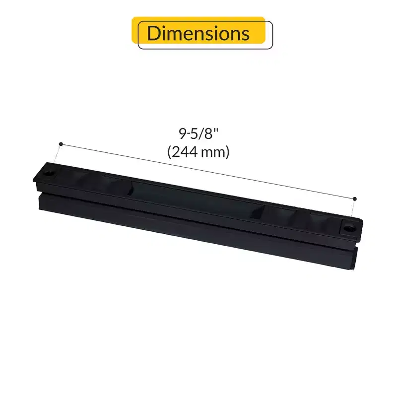 Brixwell 900-17543 Patio Door Handle Assy Black Finish