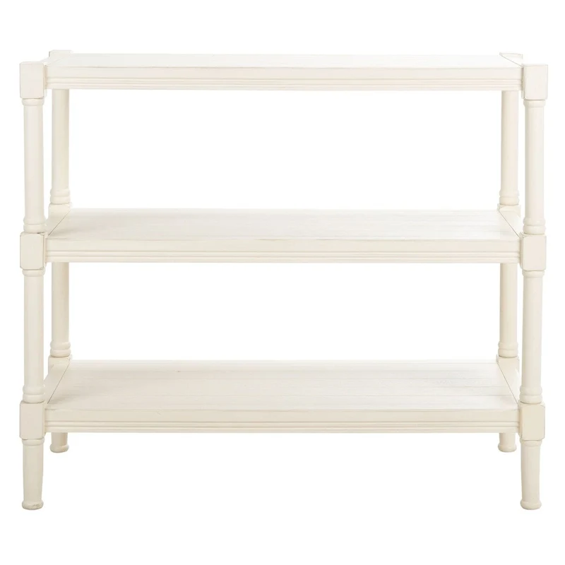 SAFAVIEH Olevia 3-Shelf Console Table - 33.8 W x 13.8 L x 29.5 H - 34Wx14Dx30H