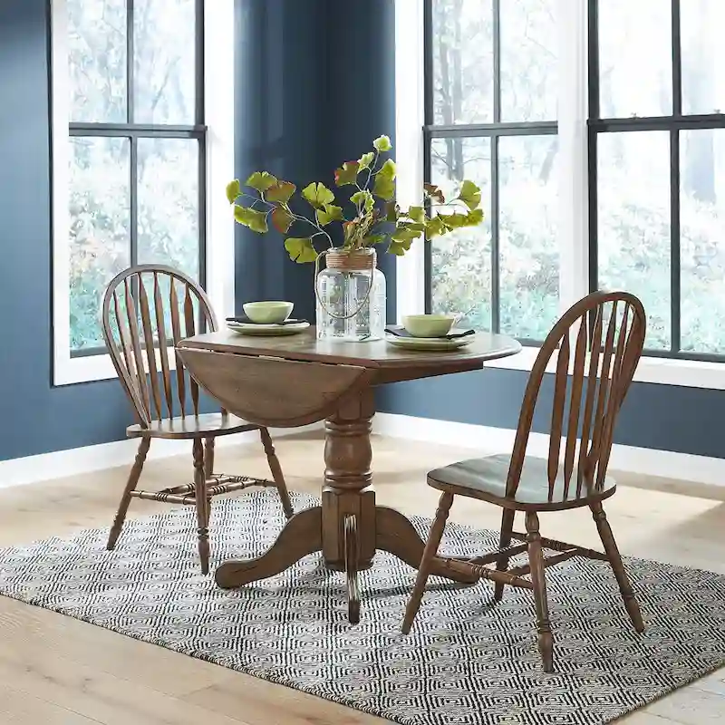Carolina Crossing Antique Honey 3 Piece Drop Leaf Set