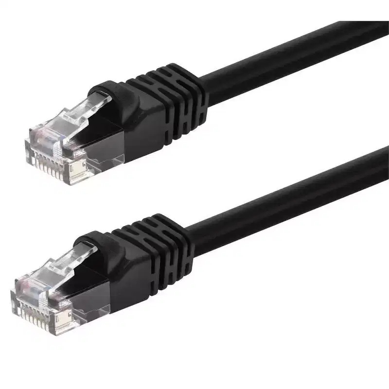 Monoprice Cat5e Ethernet Patch Cable - 25 Feet - Black | Network Internet Cord - RJ45, Stranded, 350Mhz, UTP, Pure Bare Copper Wire, 24AWG