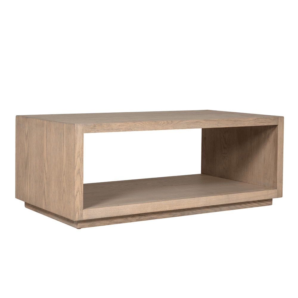 Smoked Oak Rectangular Coffee Table