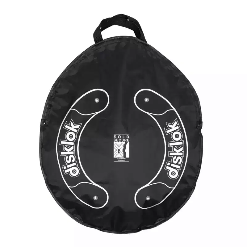 Disklok Small Steering Wheel Lock with Protective Wheel Cover and Storage Bag