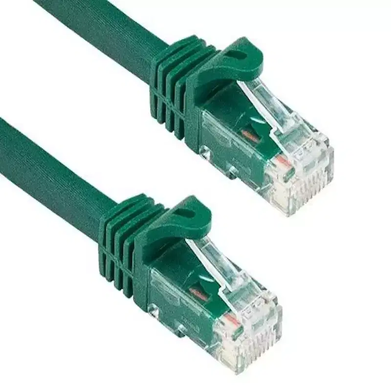 SANOXY Cables and Adapters; 2ft Cat6a 600 MHz UTP Snagless Ethernet Network Patch Cable, Green