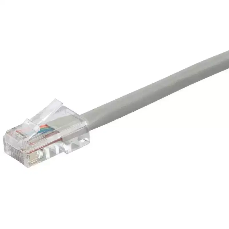 Monoprice Cat6 Ethernet Patch Cable - 7 Feet - Gray | Network Internet Cord - RJ45, Stranded, 550Mhz, UTP, Pure Bare Copper Wire, 24AWG - Zeroboot