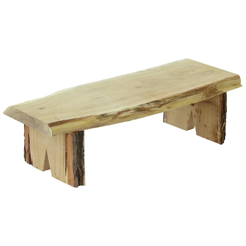 Live Edge Locust Wood 3' Briar Patch Flower Pot Bench