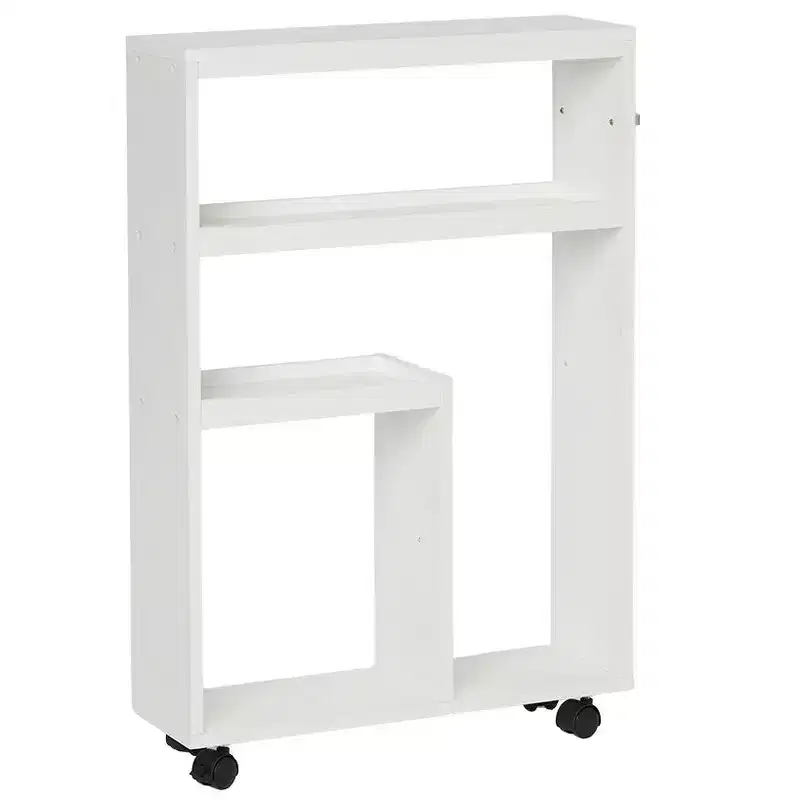 The Lakeside Collection Multifunctional Mobile Bathroom Cart 19W x 5.5D x 26.75H -