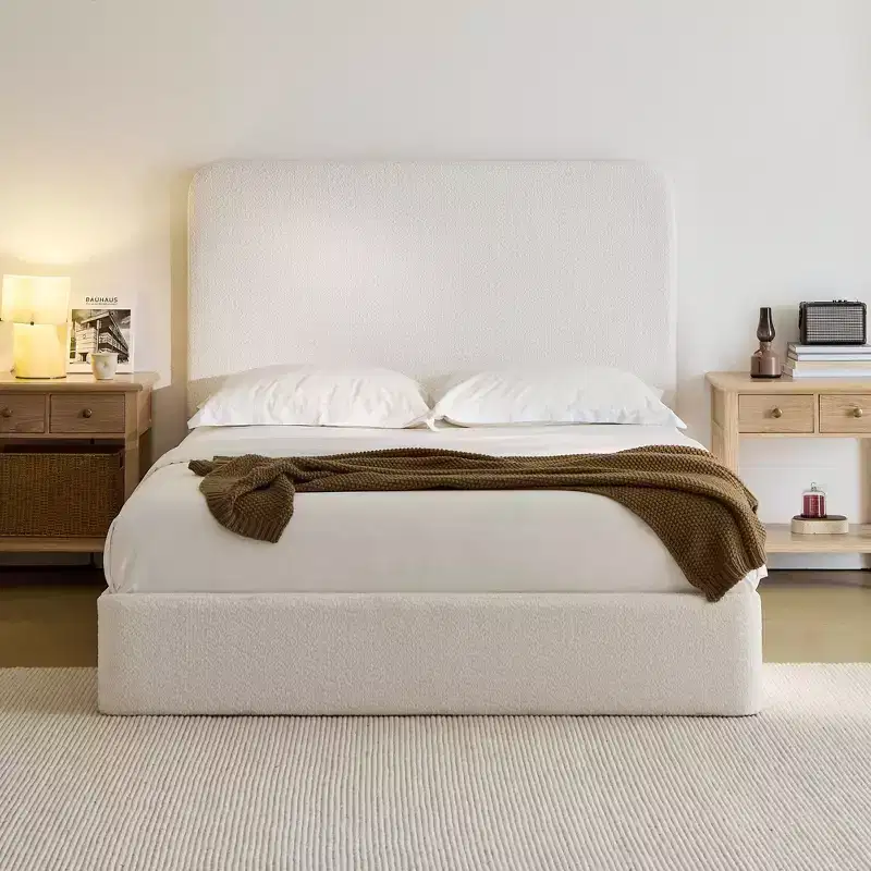 Elen Modern Chenille Upholstered Bed