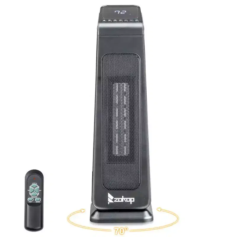 Karl Home 1500-Watt 23 in. Portable Electric Tower Space Heater with 3 Heat Settings