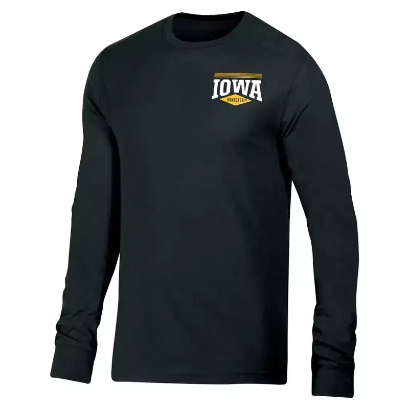NCAA Iowa Hawkeyes Men's Two-Sided Long Sleeve T-Shirt