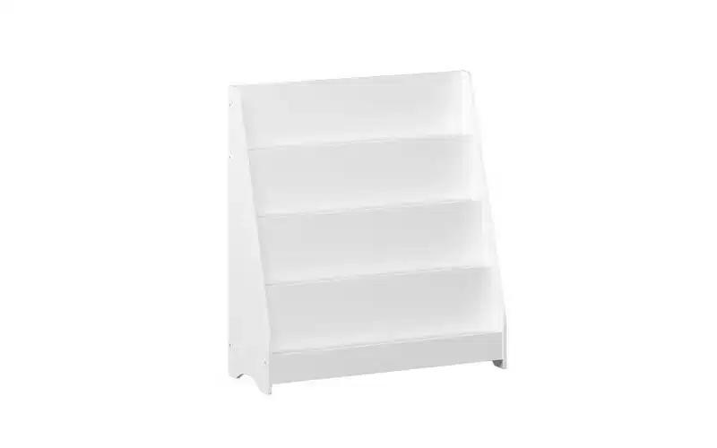 TUYOHW Open 4-Tier Kids Bookshelves,Toddler Book Display Shelf,Ladder Book Racks,Wood Bookcases for Bedroom,Playroom,Classroom