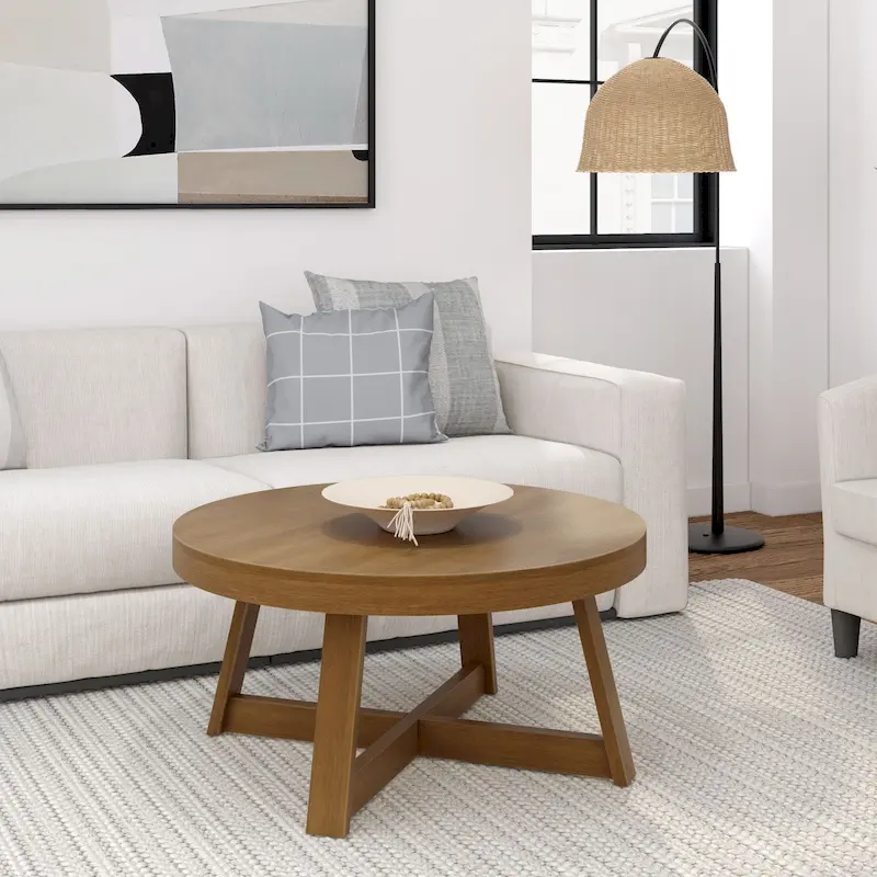 Plank and Beam Classic Round Coffee Table - 36