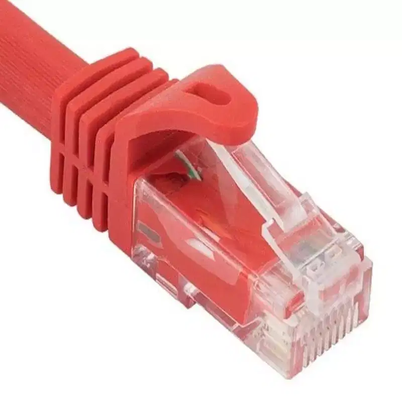 SANOXY Cables and Adapters; 1ft Cat6a 600 MHz UTP Snagless Ethernet Network Patch Cable, Red