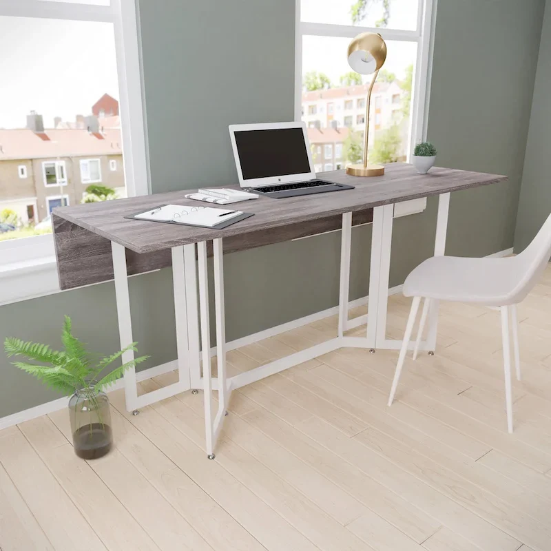 Driness Grey Drop Leaf Table