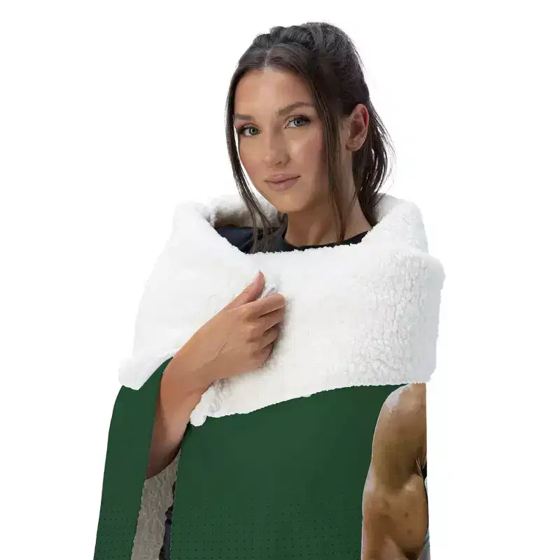 NBA Milwaukee Bucks Giannis Antetokounmpo Silk Touch Faux Shearling Throw Blanket 50 x 60 inches