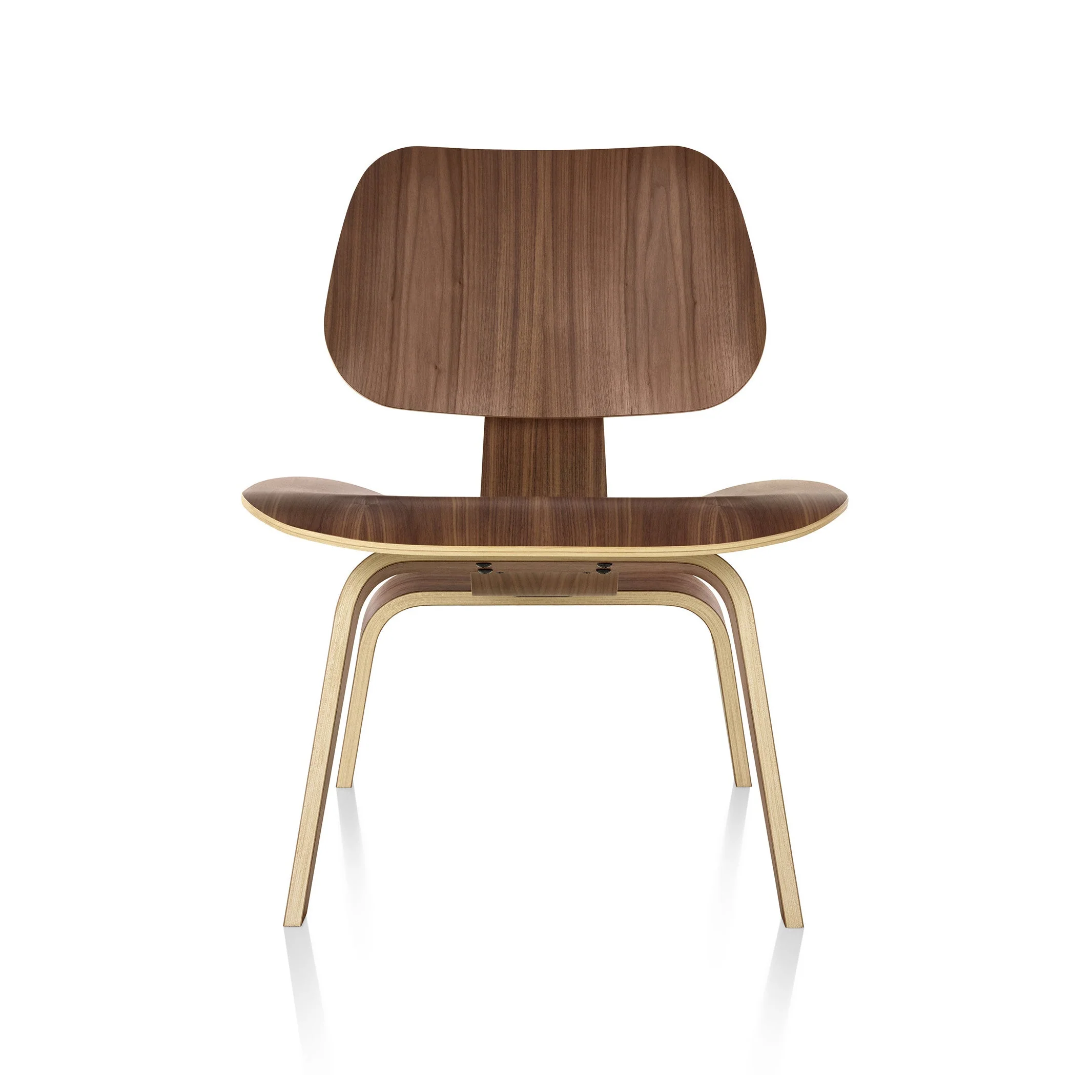 Modern Wood Veneer Armchair