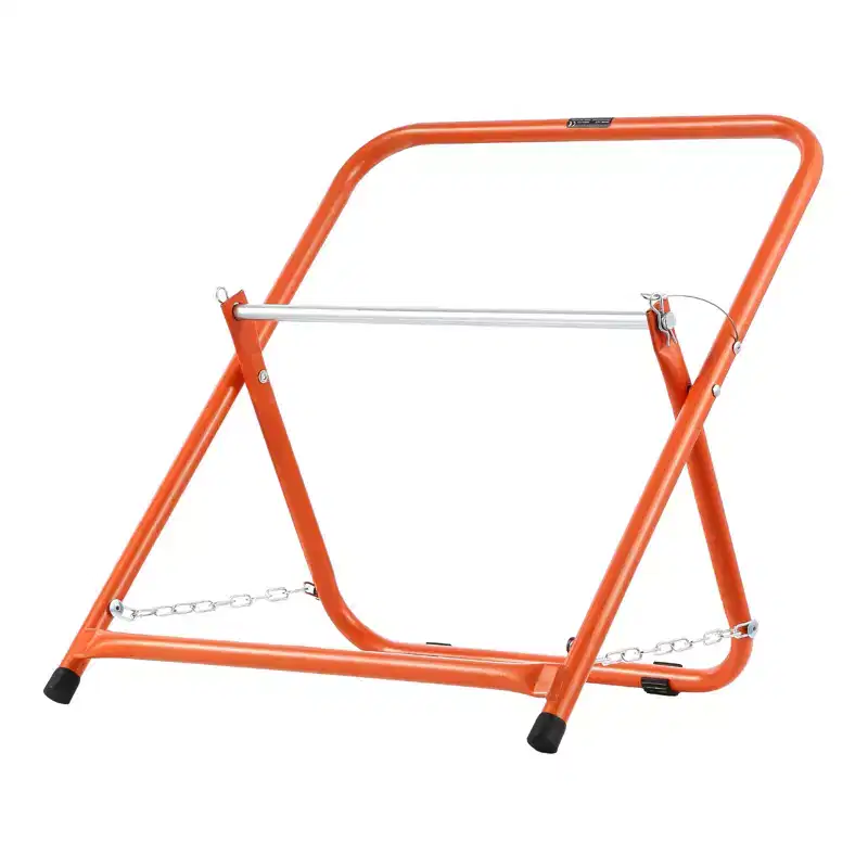 VEVOR Cable Caddy, Heavy Duty Steel Frame, Spool Holder for Electrical Wires, Portable Wire Dispenser for Up to 20 in Diameter Spools,Orange