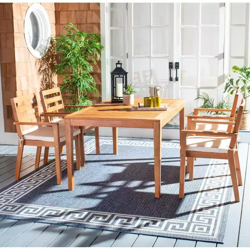 Wilming Dining Set - Indoor/Outdoor - PAT7065 - Natural - Safavieh