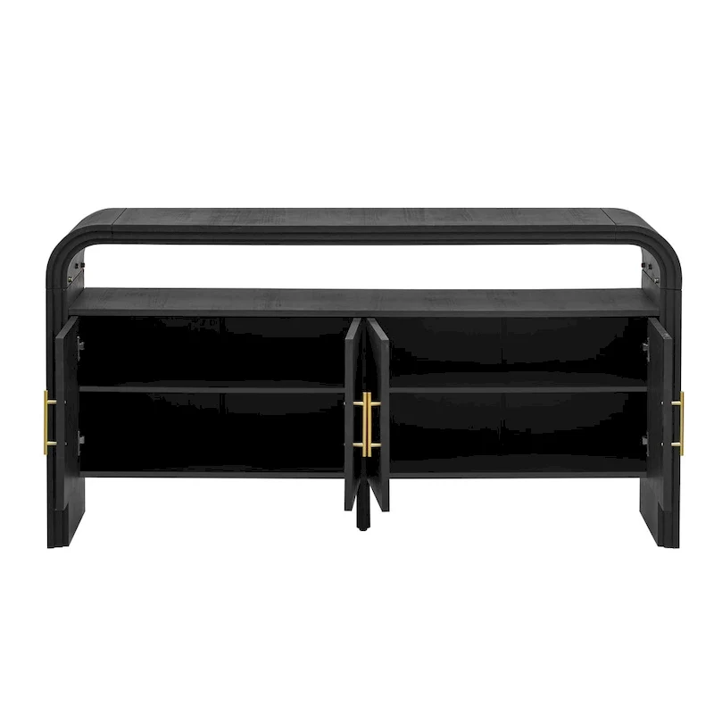 Elegant Sideboard with Treated Fir Veneer,Suitable For Entryway, Hallway, Living Room, Foyer, Corridor