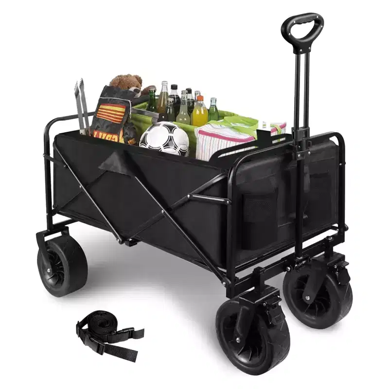 Collapsible Folding Garden Cart with Brake