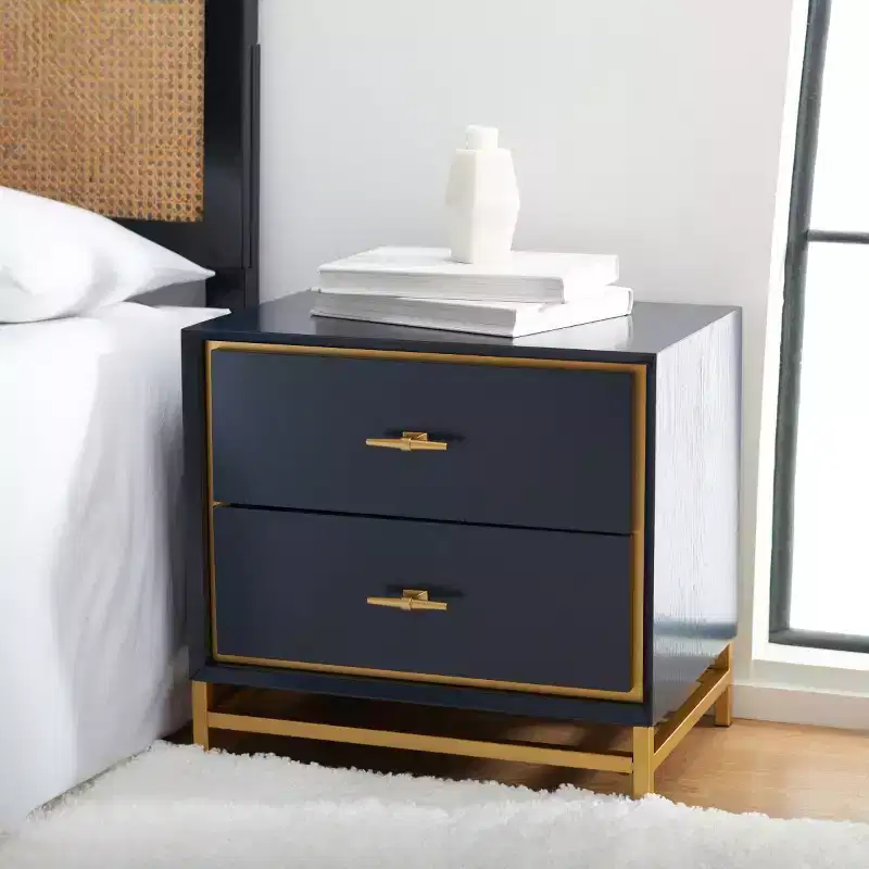 Fenno 2 Drawer Nightstand - NST6401 - Safavieh