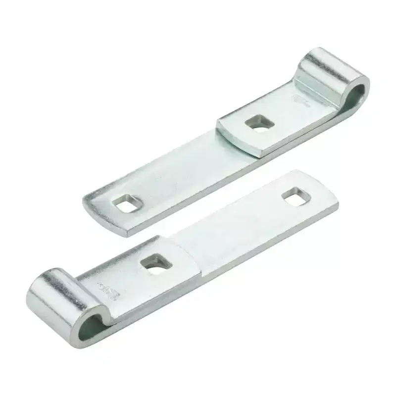 National Hardware 1-1/4 inch Width x 6-1/4 inch L Zinc Plated Steel Screw Hook/Strap Hinges 2 pk