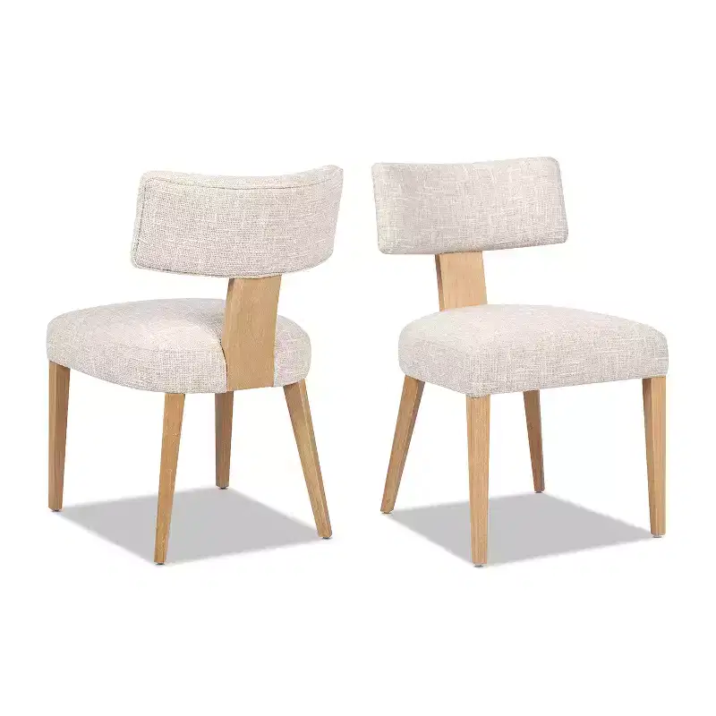 Jennifer Taylor Home Louise Split Back Upholstered Dining Side Chair, Set of 2